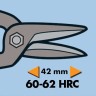 ножницы по металлу Edma FLYER'S "авиационные" 42 мм - ножницы по металлу Edma FLYER'S "авиационные" 42 мм
